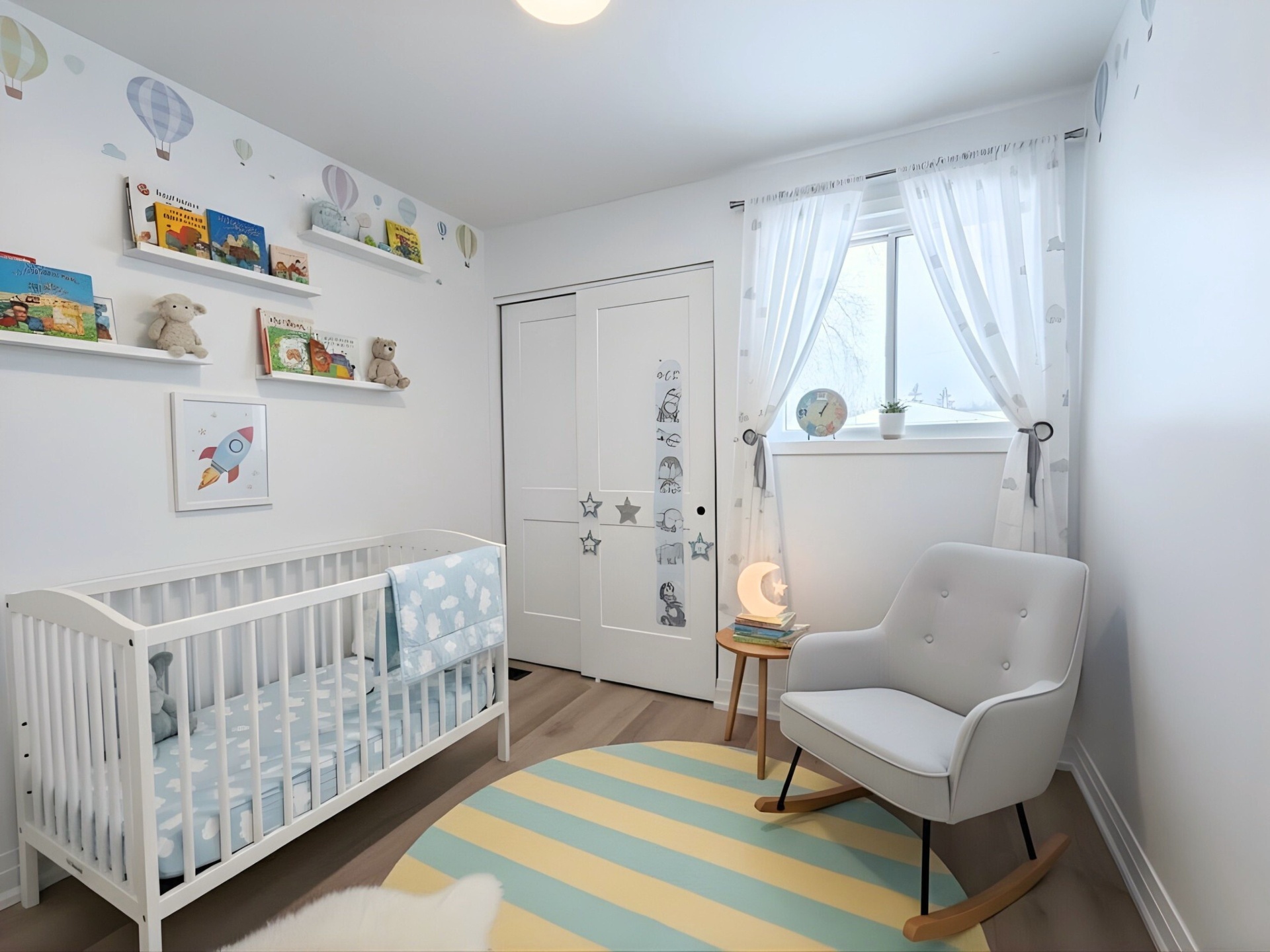 Nursery with playful décor